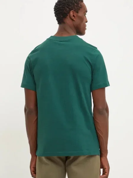 Férfi New Balance Stacked Logo éjszakai óra póló. Méret: L zöld