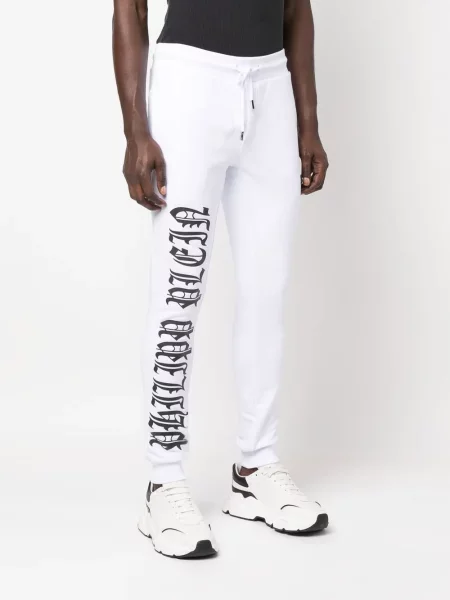 Kalhoty Philipp Plein bílé