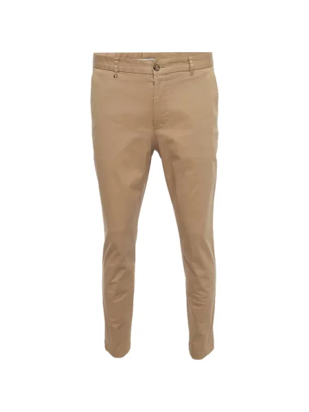 Cu centură pantaloni chino Boss Green Hugo Boss verde