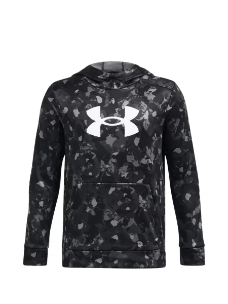 Gyerek kapucnis melegítő felső Under Armour fekete