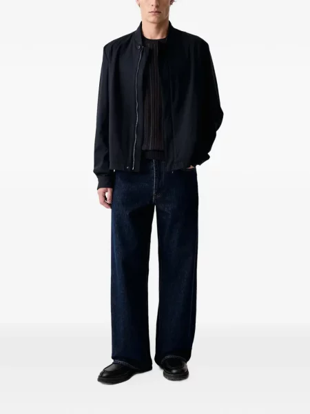 Geacă Trussardi cu broderie albastru