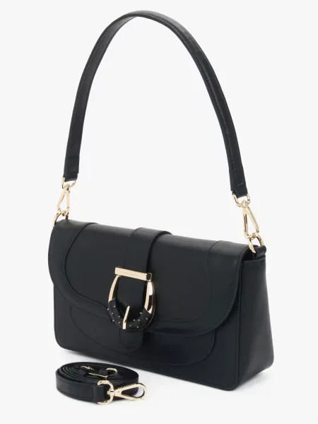 Кожаная сумка Cromia черная