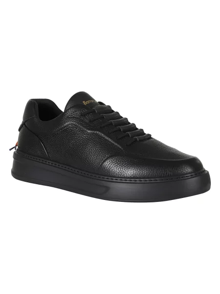 Sneakersy Barracuda skórzane wsuwane czarne