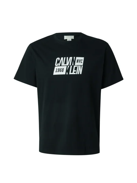Calvin Klein Jeans Tričko CLASSIC čierna biela
