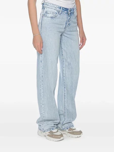 Blugi Armani Exchange cu autograf albastru