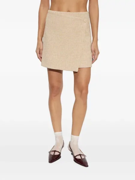 Fusta mini By Malene Birger cu model pepito plic