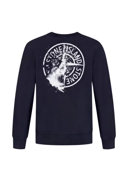 Sweter dziecięcy Stone Island niebieski