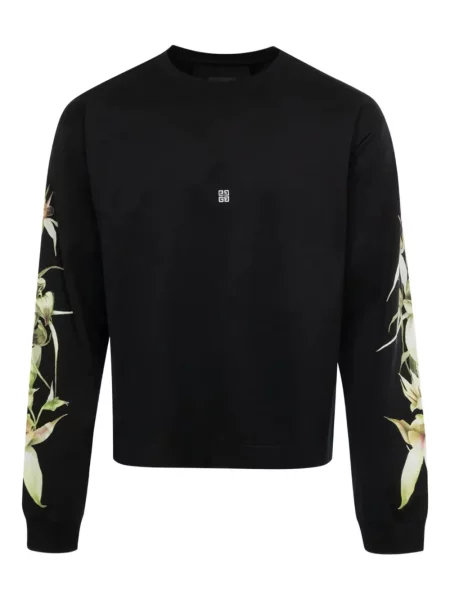 Tricou Givenchy cu imagine lung negru