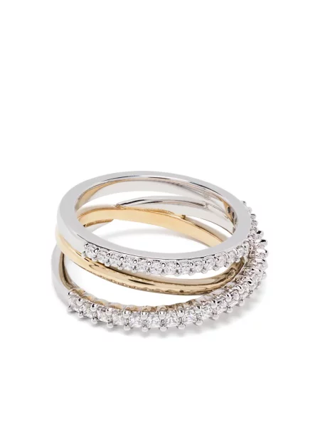 Inel Swarovski argintiu