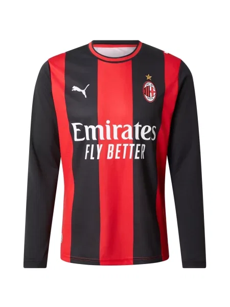 PUMA Tricou funcțional ACM Home Replica roșu / negru alb