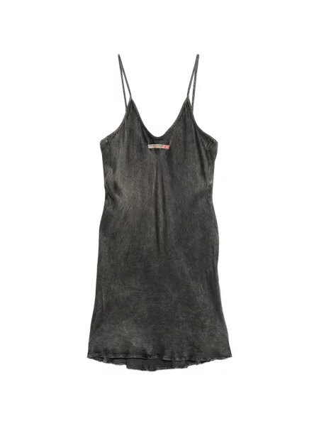 Rochie mini Diesel cu autograf negru