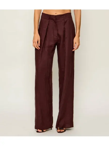 Marella De in pantaloni MLLRETE | Relaxed fit maro
