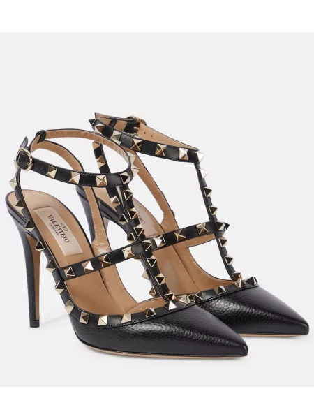 Pantofi cu toc Valentino Garavani din piele negru