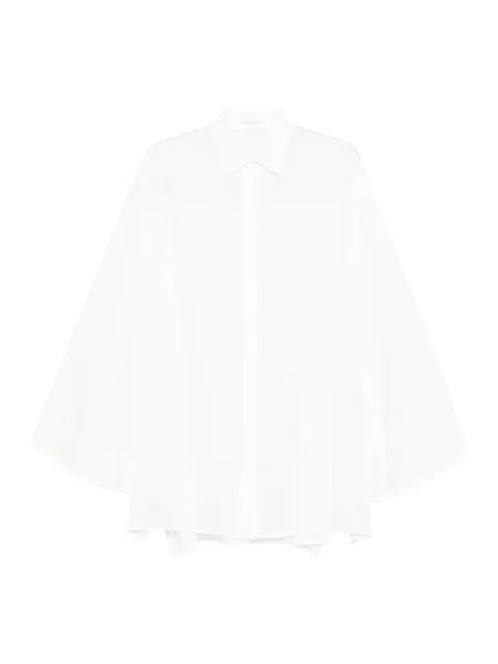 Koszula Yohji Yamamoto z rękawami balonowymi biała