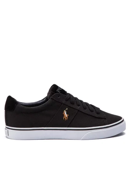 Polo Ralph Lauren Πάνινα παπούτσια Sayer μαύρο