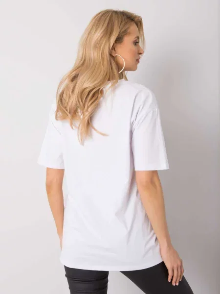 Tricou Fashionhunters alb