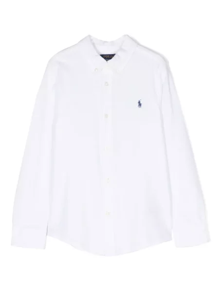 Koszulka polo dziecięca Polo Ralph Lauren biała