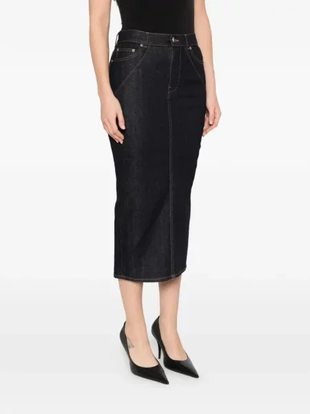 Fustă din denim Givenchy albastru