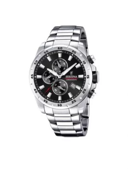 Festina Hodinky Chrono Sport Stříbrná černé