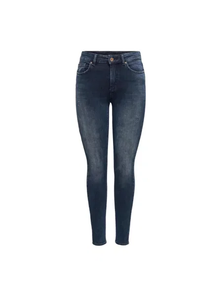 Skinny jeansy skinny Only niebieskie