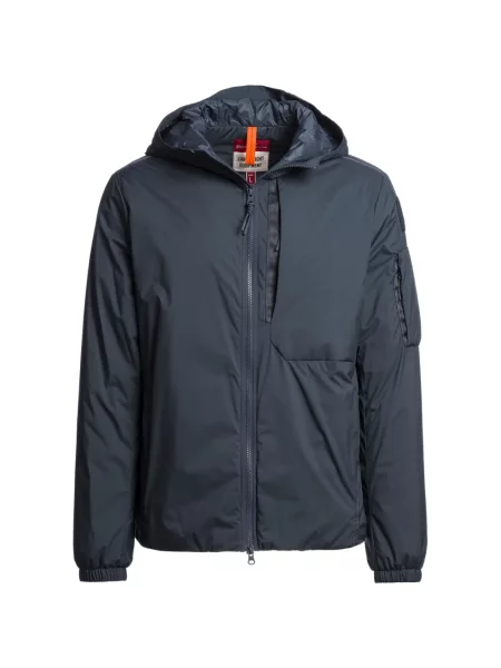 Geacă Parajumpers cu glugă albastru