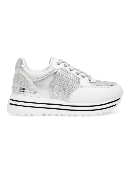 Eva Minge Sneakers alb