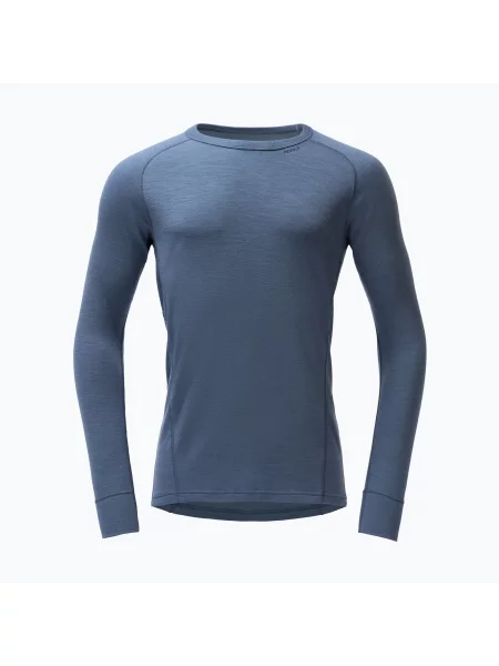 Мъжки термоактивен суитшърт Devold Duo Active Merino berry синьо