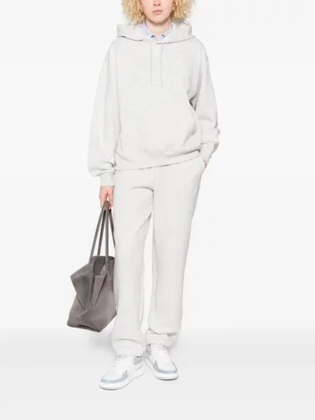 Tricou New Balance cu broderie cu decolteu rotund negru