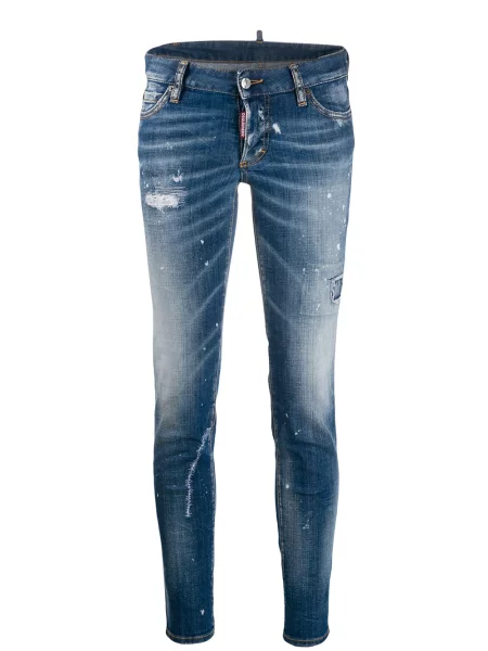 Blugi skinny Dsquared2 skinny fit albastru