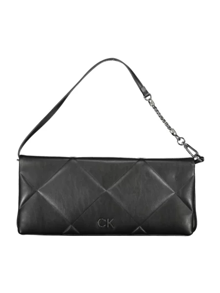 Kopertówka Calvin Klein skórzana czarna