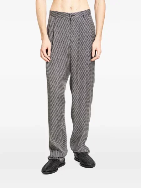 Pantaloni Giorgio Armani cu imagine gri