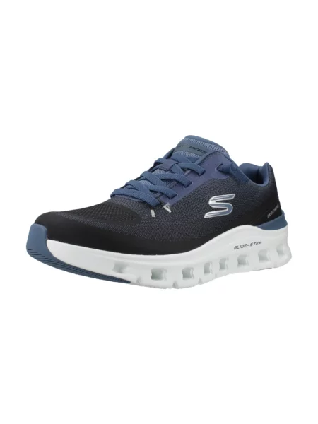 Sneakersy Skechers niebieskie