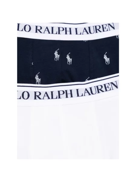 Obcisłe bokserki z mieszanka bawełny w zestaw 3 szt. Polo Ralph Lauren granatowe