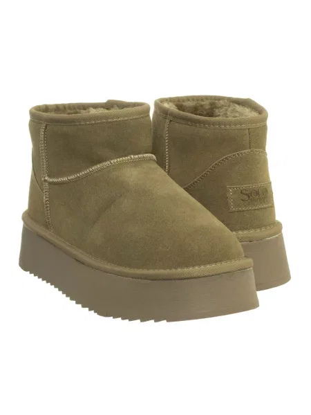 Botine Solo Soprani Couture din piele