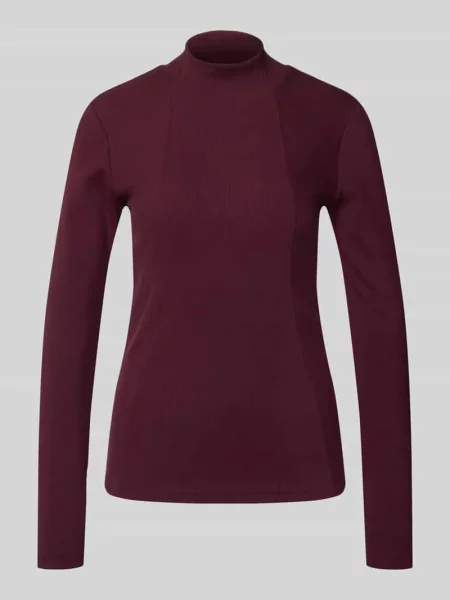 Bluzka G-star Raw ze stójką bordowa