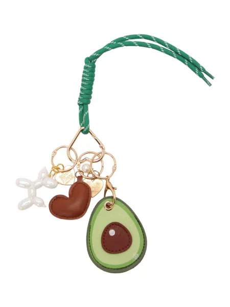 ONLY Obesek za ključe ONLFREYA rjava / zlata / zelena / biserno bela