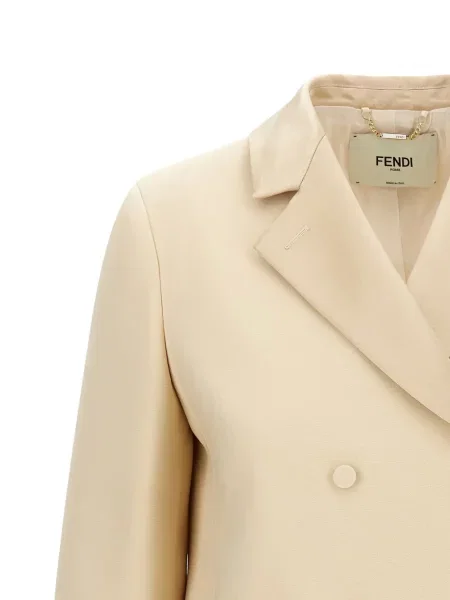Svileni blejzer Fendi dvoredan