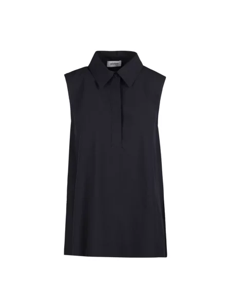 Bluzka Ottodame bez rękawów czarna