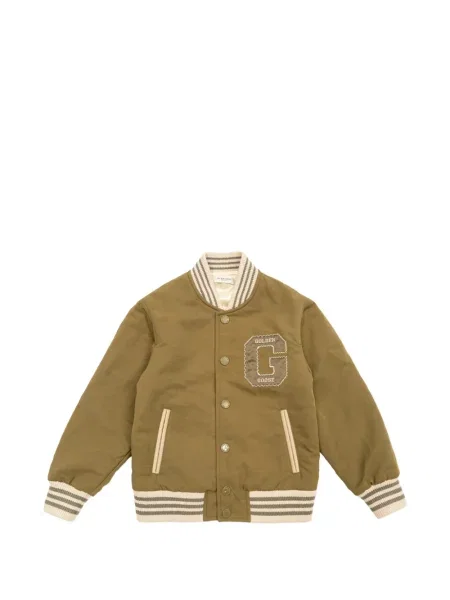 Kurtka bomber dziecięcy Golden Goose zielony
