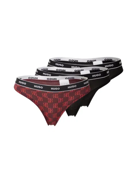 HUGO Tangice rdeča / bordo / črna bela