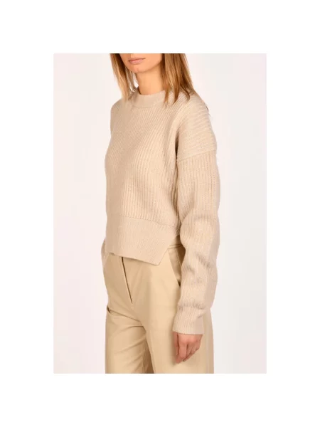 Dzianinowy sweter Joseph beżowy
