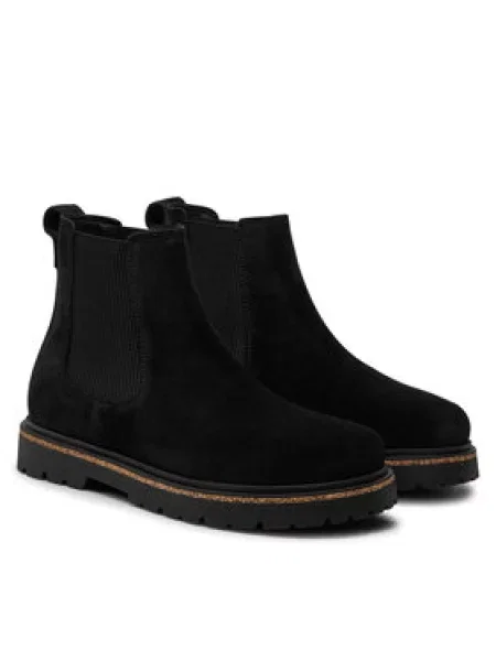 Birkenstock Kotníková obuv s elastickým prvkem Highwood Slip On Mid W Leve černá