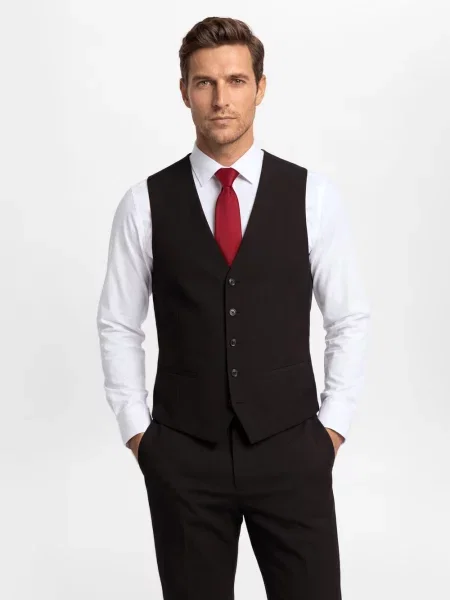 Finshley & Harding kamizelka modułowa Mężczyźni 46 czarny