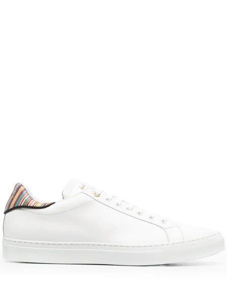 Sneakerși Paul Smith din piele alb