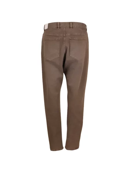 Pantaloni Eleventy cu 5 buzunare maro