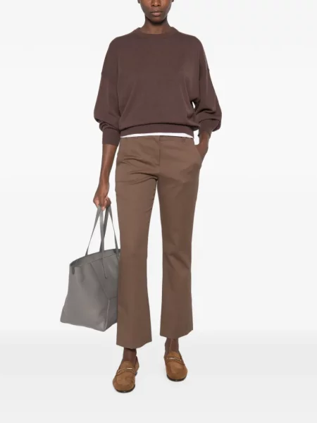 Lung pulover Brunello Cucinelli maro