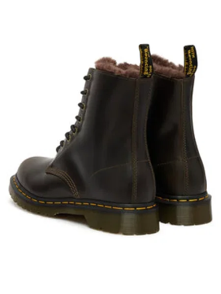 Kotníková obuv Dr. Martens hnědé