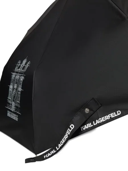 Umbrelă Karl Lagerfeld negru