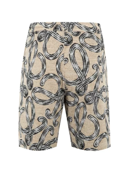 Pantaloni scurți Loewe cu cordon maro