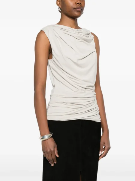 Udrapować top Entire Studios drapowany szary